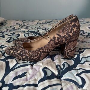 SNAKESKIN HEELS👠